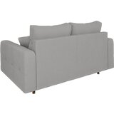 Ropez Svetlo siva sedežna garnitura iz rebrastega žameta 150 cm Ariella – | Shoptok.si