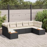  Sjedeća garnitura za vrt 7 kom. poliratan 233.5 x 123.5 x 85 cm | shoptok.hr