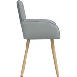  Trpezarijske stolice 4 pcs Tkanina Svjetlosiva | Eponuda.com