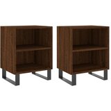 Noćni ormarići 2 kom boja hrasta 40x30x50 cm konstruirano drvo | Eponuda.ba