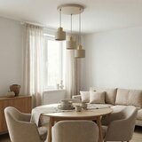  Luster PARKLA na sajli 3xE27/15W/230V bež/zlatna | Eponuda.com