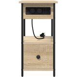  Noćni ormar Sonoma hrast 60 x 30 x 61 cm Konstruirano drvo | shoptok.hr