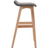 Barska Barski stol temno sivo blago, (20698768) | Shoptok.si