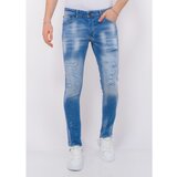 Local Fanatic Kavbojke slim 140591927 Modra Cene