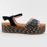 Leindia Sandali & Odprti čevlji 102805 Črna | Shoptok.si