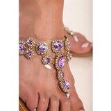 Fenzy Sandali Z Okrasnimi Detajli, Vijola | Shoptok.si