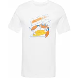 Nike Sportswear Majica mornarsko plava / žuta / tamno narančasta / bijela