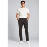 Bomboogie Hlače Chino Slim Weave Stretch Velve Siva Cene