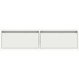 TV ormarić s LED svjetlima bijeli 100X35,5x25 cm | shoptok.hr