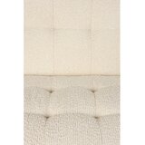 Dutchbone Kremno bela sedežna garnitura iz tkanine bouclé 150 cm Kate – | Shoptok.si