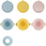 Badabulle Fun Colors skledica s pokrovčkom 3 kos | Shoptok.si