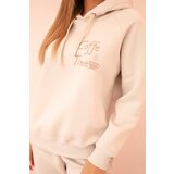 Polski Women's cotton insulated set with print beige | shoptok.hr