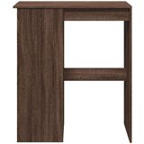 vidaXL Barska miza s policami rjavi hrast 90x47,5x103,5 cm inž. les | Shoptok.si