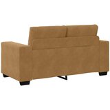  Dvosjed Smeđa 160 cm Baršun | shoptok.hr
