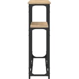  Konzolni stol boja hrasta 145 x 22,5 x 75 cm konstruirano drvo | shoptok.hr