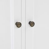  Velška komoda s 4 vrata od MDF-a i borovine 80 x 40 x 180 cm | shoptok.hr