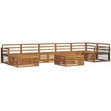  Setovi sofa 8 pcs Prirodna Čvrsto drvo akacije | shoptok.hr