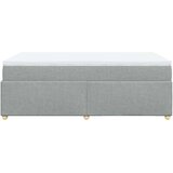 vidaXL Krevet s oprugama i madracem svjetlosivi 120x190 cm od tkanine | shoptok.hr