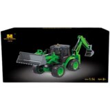  Remote Control Backhoe Loader RC Lights Sound Green Huina 1:14 | shoptok.hr