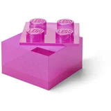 Ružičasta plastična dječja kutija za pohranu 25x25x18 cm –