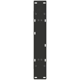  Noge za blagovaonski stol A-oblika 2 kom Crne 70 x (72-73) cm Čelik | shoptok.hr