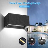 KINGWEN 20 W LED Zunanje Stenske Svetilke - 6000 K (Komplet 2 Kosa) | Shoptok.si