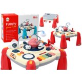  Interactive Educational Table Children's Panel Piano Space Red | Shoptok.si