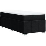  Krevet s oprugama i madracem crni 90x200 cm od tkanine | shoptok.hr