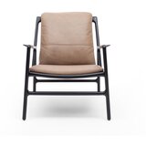 Gazzda Crna/bež kožna fotelja Dedo – | shoptok.hr