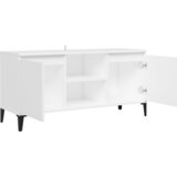 TV ormarić s metalnim nogama bijeli 103,5 x 35 x 50 cm | shoptok.hr