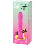 ROMP Jiggle - potisni vibrator z vakuumskim priseskom (rožnata) Slike