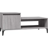  Stolić za kavu boja sivog hrasta 100x50x45 cm konstruirano drvo Siva | Shoptok.si