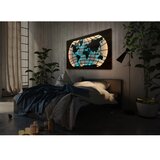  Li-Go 4709/DUB2 - LED RGBW zidna dekoracija LED/24W/230V 125x74 cm hrast + daljinski upravljač | Eponuda.com