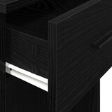 TOWER stalak za računalo s ladicom crni 35x45x77 cm | Shoptok.si