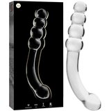 Ibiza Nebula Model 14 Dildo Borosilicate Glass 18.5x3cm Clear | Shoptok.si