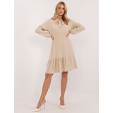 Och Bella Dress-TW-SK-BI-CB3331.88-beige | Shoptok.si
