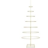 vidaXL Metalna božićna jelka Zlatno 210 cm Čelik s praškastim premazom | shoptok.hr