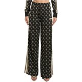 Guess PEONY TAPED STRAIGHT LONG PANT Crna u