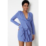 Trendyol dress - Blue - Double-breasted | Shoptok.si