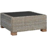  Oslonac za Noge s Jastučićem GENDT Prirodni ratan Kubu siva | shoptok.hr