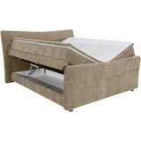 Esposa POSTELJA BOXSPRING 180 cm x 200 cm , tekstil svetlo rjava | Shoptok.si