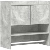  Polica na zidu Zidna montaža Betonska siva 80 x 36 x 80 cm | Shoptok.si
