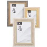 Smeđi/u prirodnoj boji plastični stojeći/viseći okviri u setu 3 kom 19x24 cm –