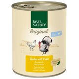 Real Nature Adult Light piščanec in puran 800 g Cene