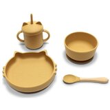 Lorelli silikonski set za hranjenje (4kom) Žuta | ePonuda.com