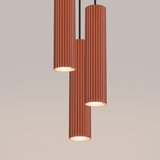 Nice Lamps Opečnato oranžna viseča svetilka ø 19,5 cm Gleam – | Shoptok.si