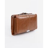 Shelvt Women's wallet brown faux leather | ePonuda.com