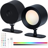 INF Nočna lučka Hill Cat Eye - Črna - RGBCW - USB Polnilna, (22108726) | Shoptok.si