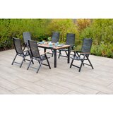 Gardenson VRTNA GARNITURA ASTROS aluminij barve grafita, naravne barve Cene