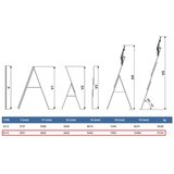 Elkop Trodelne Aluminijumske Merdevine 3x15 – 9,4m | ePonuda.com
